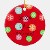 Persoonlijke Jack Russell Terrier 2 Ornament (Achterkant)