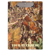 Persoonlijke Jager Camo Camouflage Schildering Klembord (Voorkant)