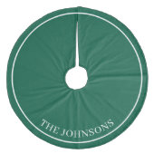 Persoonlijke jager groen fleece kerstboom rok (Voorkant)