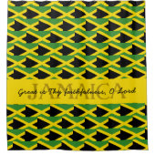 Persoonlijke JAMAICA FLAG Douchegordijn (Voorkant)
