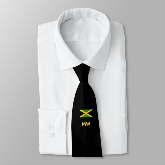 Persoonlijke JAMAICA FLAG Monogram Stropdas (Gebonden)