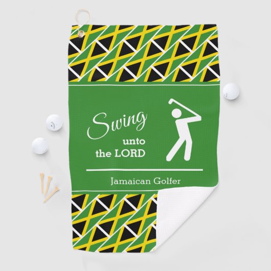 Persoonlijke JAMAICA Golfhanddoek (Insitu)