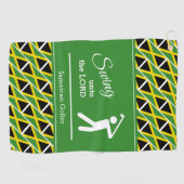 Persoonlijke JAMAICA Golfhanddoek (Horizontaal)
