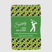 Persoonlijke JAMAICA Golfhanddoek (Voorkant)