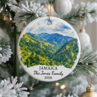 Persoonlijke Jamaica keramische versiering, Aangep Keramisch Ornament