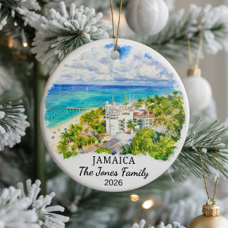 Persoonlijke Jamaica keramische versiering, Aangep Keramisch Ornament