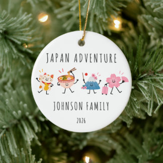 Persoonlijke Japan Reis Kerst Ornament