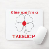 Persoonlijke Japanse kus Ik ben Takeuchi Muismat (Met muis)