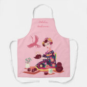 Persoonlijke Japanse thea-ceremonie, Crane Schort (Voorkant)