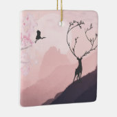 Persoonlijke Japanse Wilde Kerstmis in de Berg Keramisch Ornament (Rechts)