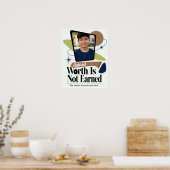 Persoonlijke 'Je Bent Belangrijk' Fotoposter Poster (Keuken)