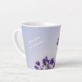 Persoonlijke “Je Bent Geweldig” Jacaranda Lucht Latte Mok