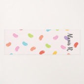 Persoonlijke Jellybeans Yoga Mat (Voorkant (horizontaal))