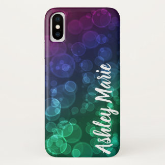 Persoonlijke Jewel Tone Bokeh Bubbles Underwater Case-Mate iPhone Case