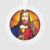 Persoonlijke Jezus Afbeelding Ornament (achterkant)