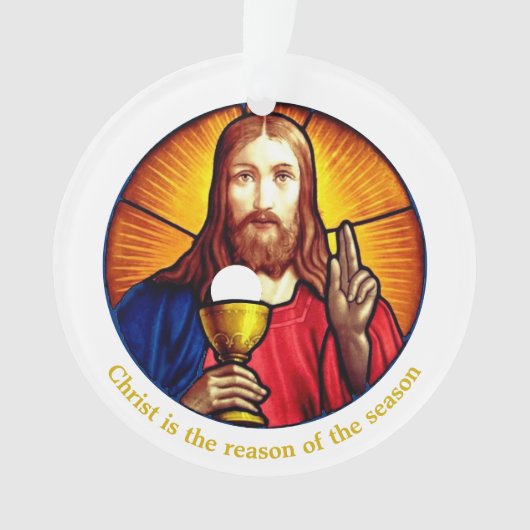 Persoonlijke Jezus Afbeelding Ornament (voorkant)