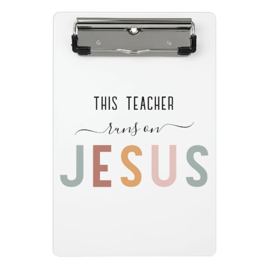 Persoonlijke Jezus geloof professies Mini Klembord (Voorkant)