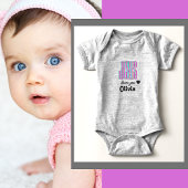 Persoonlijke Jezus houdt van je Olivia Baby Bodysu Romper