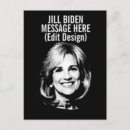 Persoonlijke JILL BIDEN Briefkaart (Voorkant)