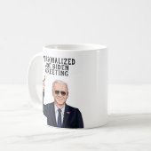 Persoonlijke Joe Biden Aviators Koffiemok (Voorkant links)