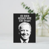 Persoonlijke Joe Biden Briefkaart (Staand voorkant)