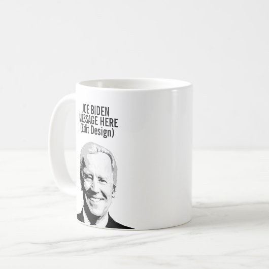 Persoonlijke Joe Biden Koffiemok (Voorkant links)