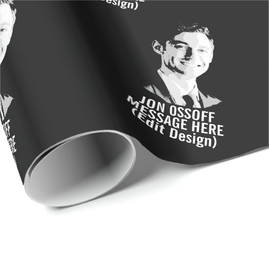 Persoonlijke Jon Ossoff Buste Cadeaupapier (Rol Hoek)