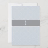 Persoonlijke jongens Christening, Baptism Uitnodig Kaart (Achterkant)