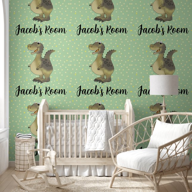 persoonlijke jongens dinosaurus kamer  behang (Kinderen)