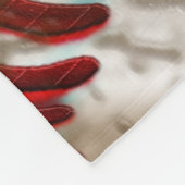 Persoonlijke jongens Grunge Baseball Fleece Blanke (Hoek)