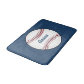 Persoonlijke Jongens Kind Baseball Badmat Vloerkle (Gekanteld)