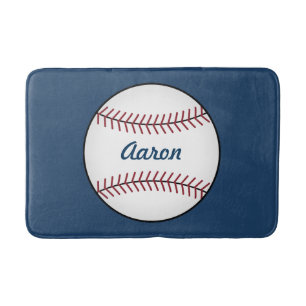 Persoonlijke Jongens Kind Baseball Badmat Vloerkle