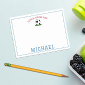 Persoonlijke Jongens Voetbal Custom Lunch Box  Post-it® Notes