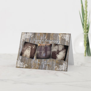 Persoonlijke Jubileum-fotokaart Kaart