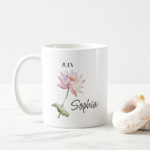 Persoonlijke July Bloem Koffiemok