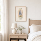 Persoonlijke July Ridderspoor Geboortebloem Poster