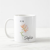 Persoonlijke June Flower, Koffiemok (Links)