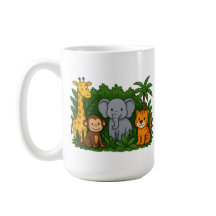 Persoonlijke Jungle Dieren Mok – Leuke Cadeau voor