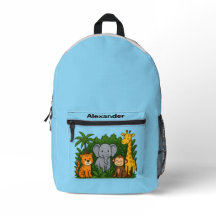 Persoonlijke Jungle Dieren Rugzak – Leuke Safari