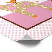 Persoonlijke Jungle Jill/Meisje Dieren Poster/Afdr Poster (Hoek)