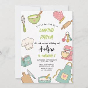 Persoonlijke Junior Chef Kook Verjaardag Kaart