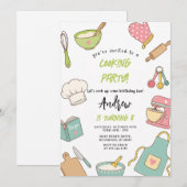 Persoonlijke Junior Chef Kook Verjaardag  Kaart (Voorkant / Achterkant)