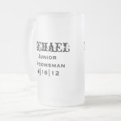 Persoonlijke Junior Groomsman Mok (Voorkant links)