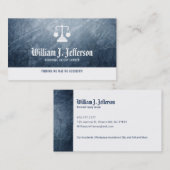 Persoonlijke juryprocureur-Visitekaartjes Visitekaartje (Voorkant / Achterkant)