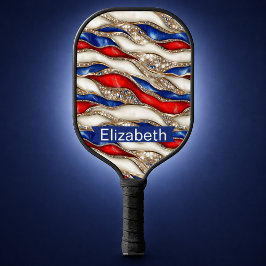 Persoonlijke Juweel Patriottische Lagen Pickleball Paddle