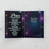 Persoonlijke Juwelen Galaxy Dierenriem Vissen Kaart (Binnen)