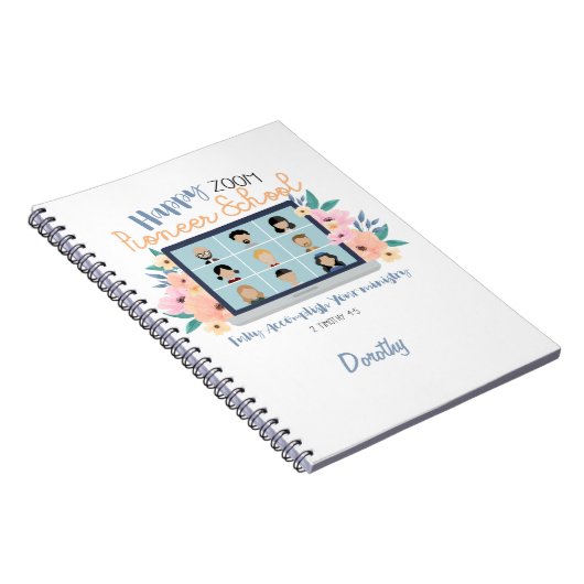 Persoonlijke JW Happy Zoom Pioneer School 2022 Notitieboek (Rechterzijde)