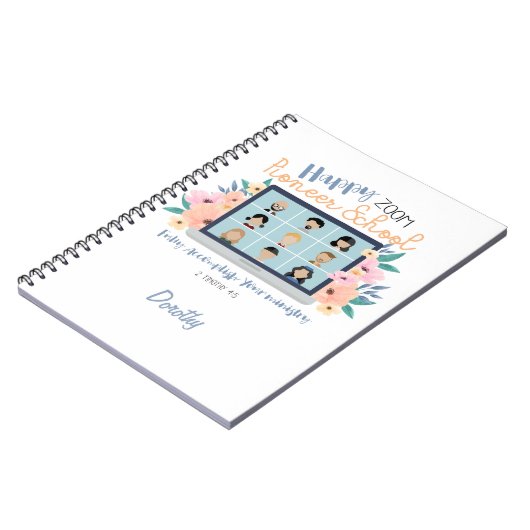 Persoonlijke JW Happy Zoom Pioneer School 2022 Notitieboek (Linkerzijde)