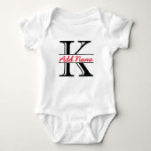 Persoonlijke K Name Bodysuit (Voorkant)