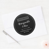 Persoonlijke Kaars Zwart & Wit Etiket (Envelop)